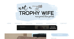 Desktop Screenshot of notatrophywife.com